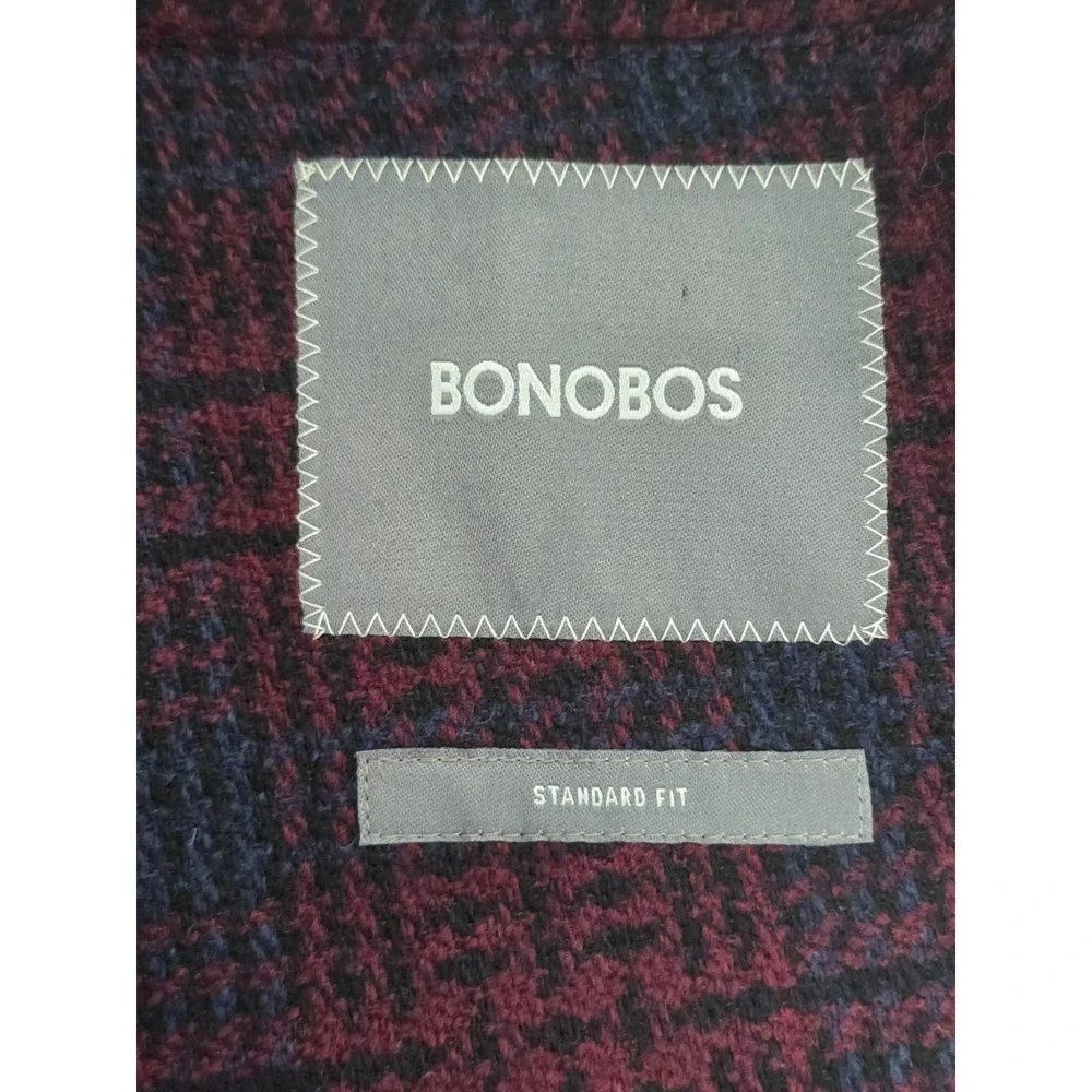 Bonobos Leomaster Capritex Standard Fit Blazer Sport Coat Men's 42R Burgundy